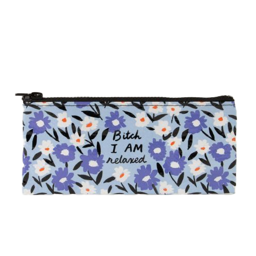 Blue Q Pencil Case - I Am Relaxed