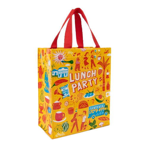 Blue Q Handy Tote Bag - Lunch Party