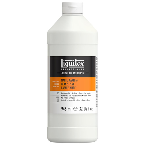 Liquitex Acrylic Permanent Varnish 32oz - Matte