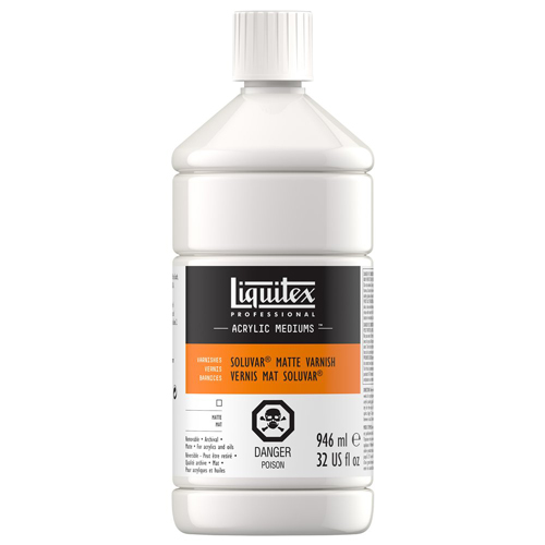 Liquitex Soluvar Varnish 32oz - Matte