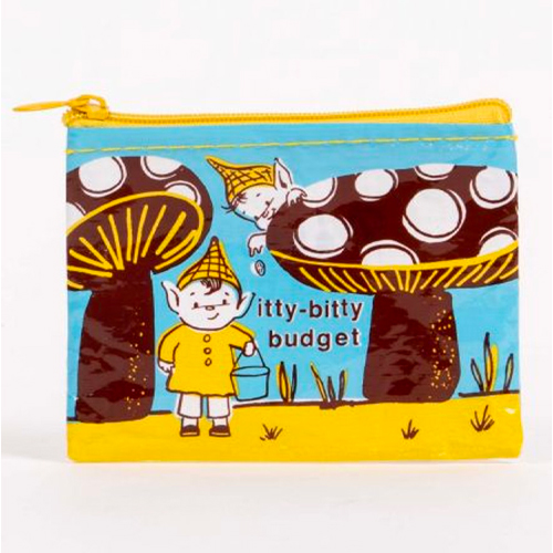 Blue Q Coin Purse  Itty Bitty Budget