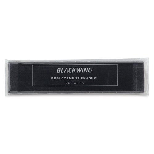 Blackwing Pencil Replacement Erasers - Black, 10-pack