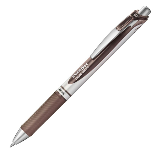 Pentel Energel - Retractable Gel Pen - Sepia