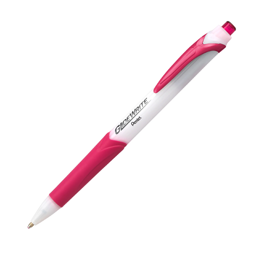 Pentel GlideWrite Ballpoint Pen - Pink