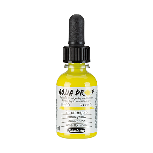 Schmincke Aqua Drop Watercolour 30ml - Lemon Yellow