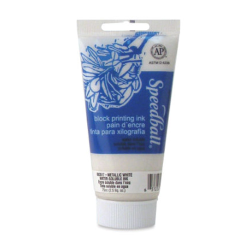 Speedball Water Soluble Block Ink 2.5oz White