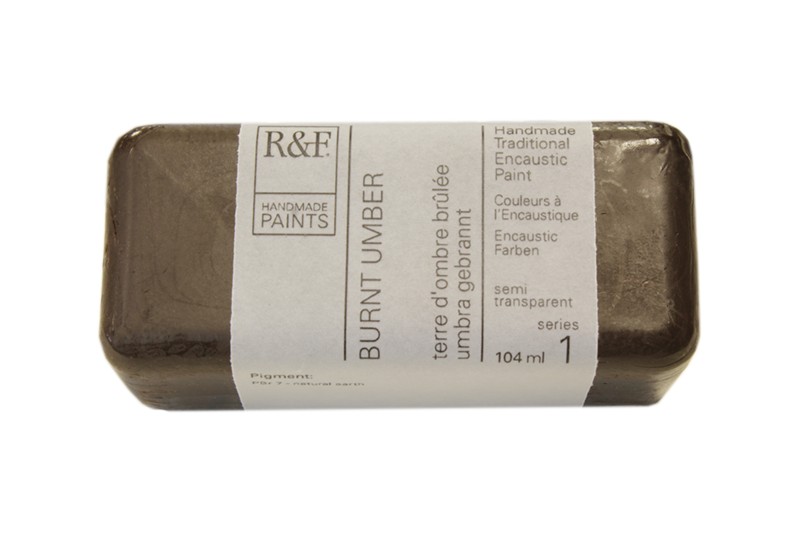 R&F Encaustic  104mL  Burnt Umber