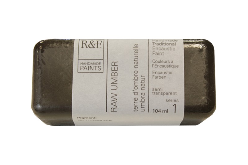 R&F Encaustic  104mL  Raw Umber