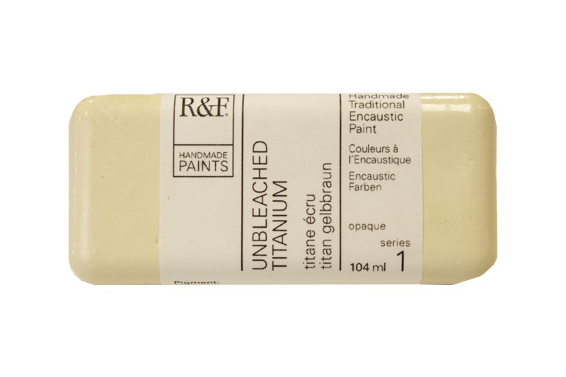 R&F Encaustic  104mL   Unbleached Titanium