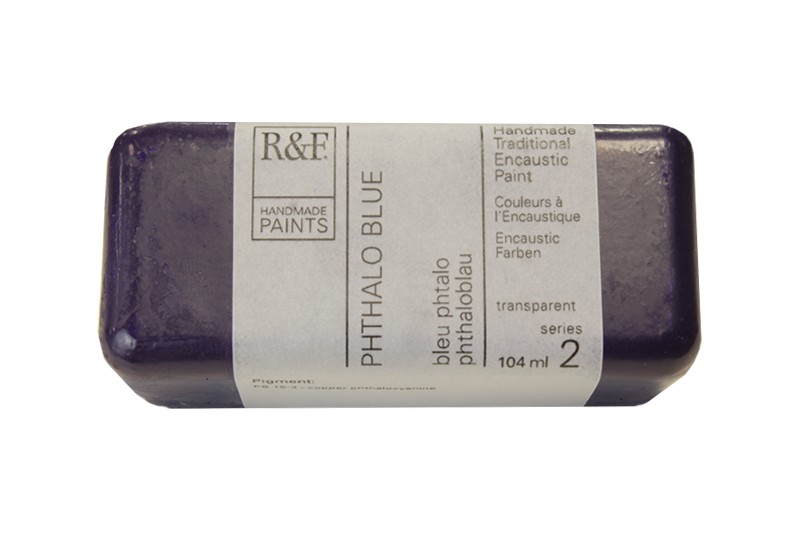 R&F Encaustic  104mL  Phthalo Blue