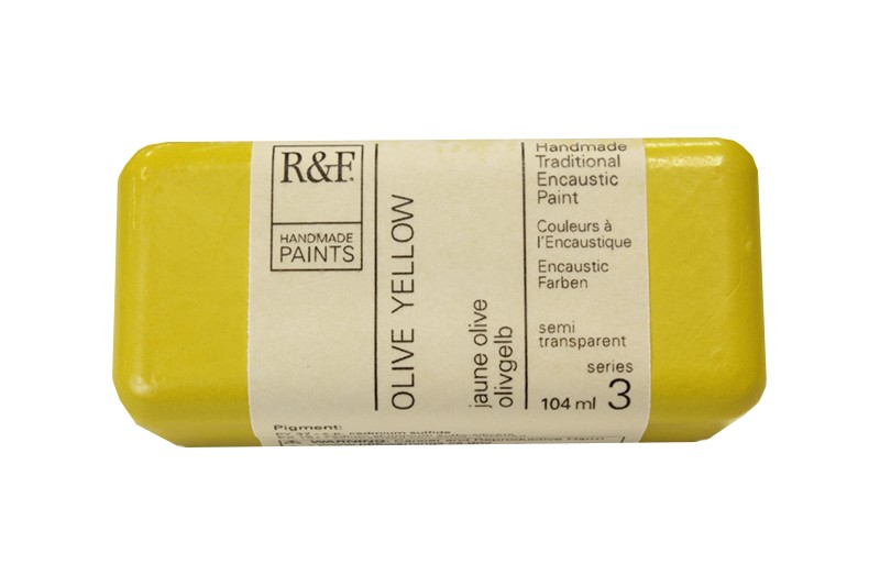 R&F Encaustic  104mL  Olive Yellow