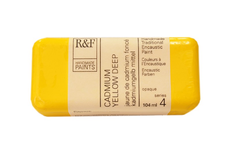 R&F Encaustic  104mL  Cadmium Yellow Deep