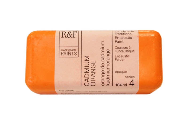 R&F Encaustic  104mL  Cadmium Orange