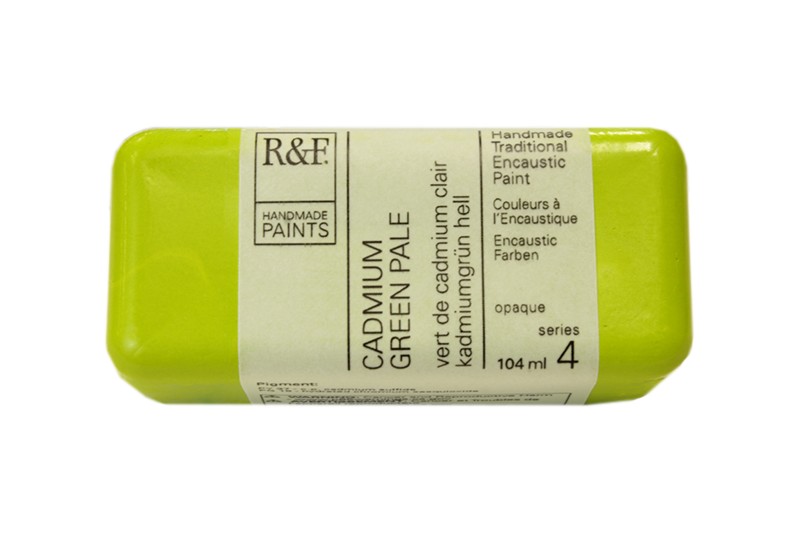R&F Encaustic  104mL  Cadmium Green Pale
