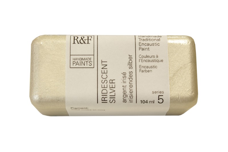 R&F Encaustic  104mL  Iridescent Silver