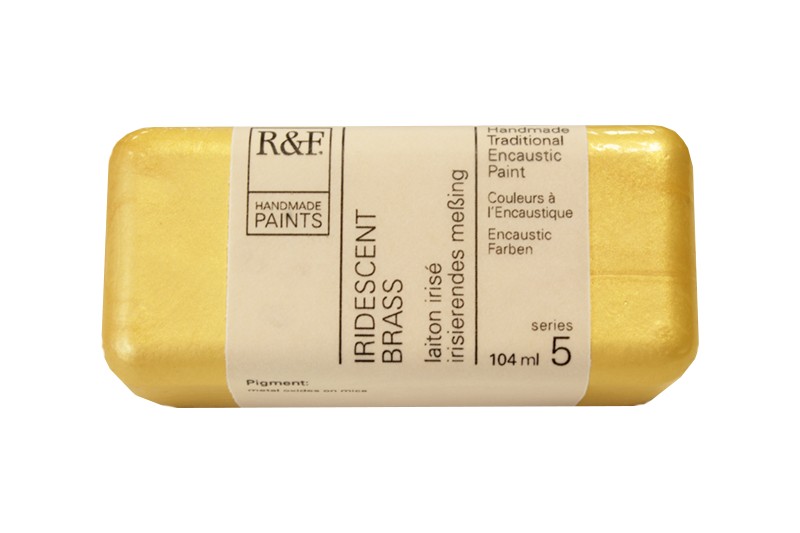 R&F Encaustic  104mL  Iridescent Brass