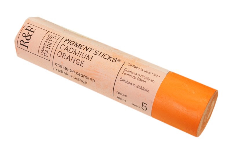 R&F Pigment Stick  188mL  Cadmium Orange