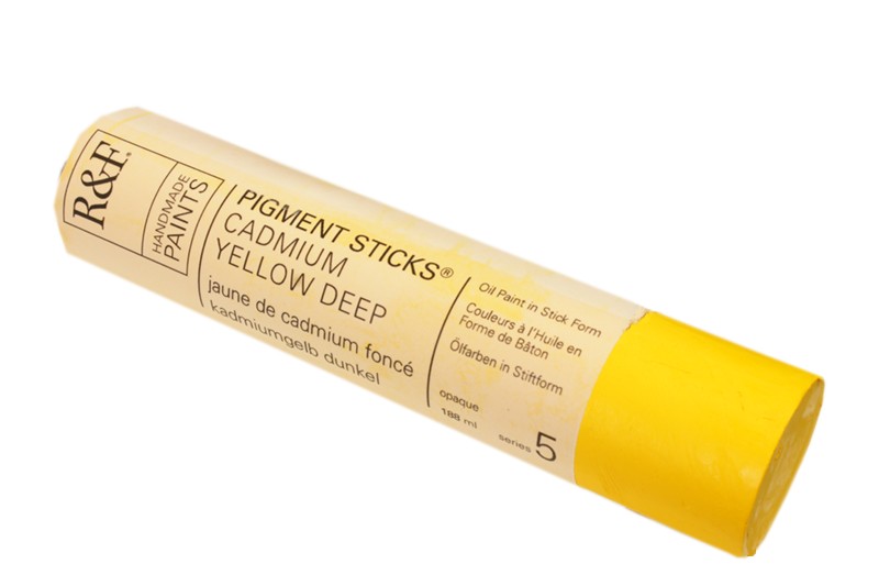 R&F Pigment Stick  188mL  Cadmium Yellow Deep