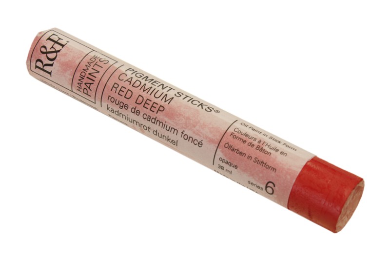 R&F Pigment Stick  38mL  Cadmium Red Deep