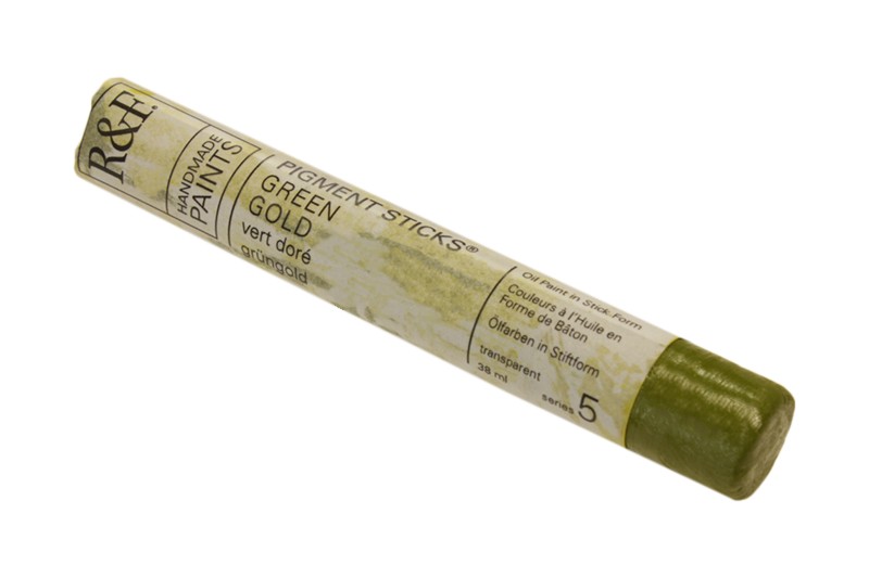 R&F Pigment Stick  38mL  Green Gold