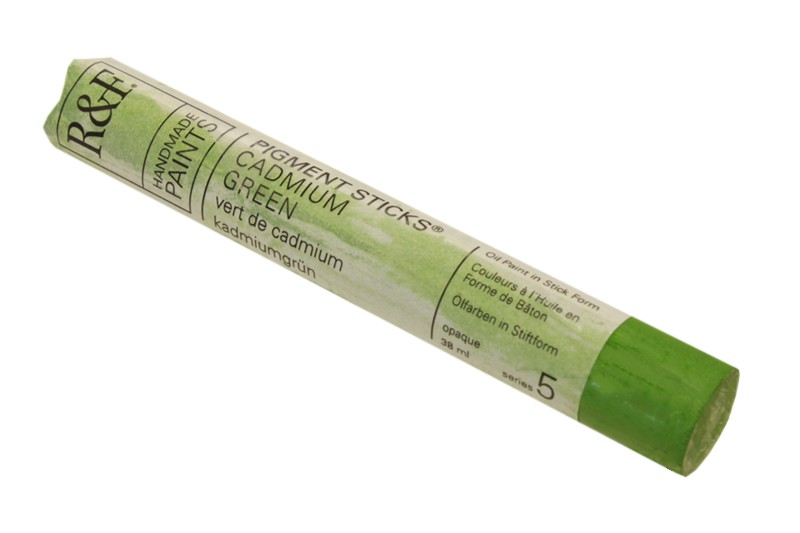 R&F Pigment Stick  38mL  Cadmium Green
