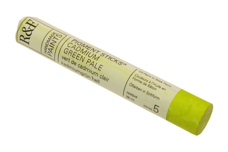 R&F Pigment Stick  38mL  Cadmium Green Pale