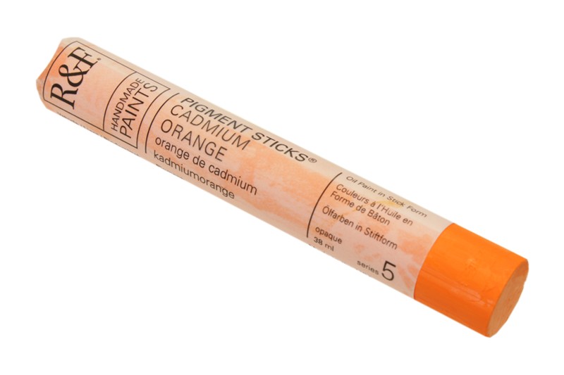 R&F Pigment Stick  38mL  Cadmium Orange