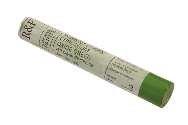 R&F Pigment Stick  38mL  Chromium Oxide Green