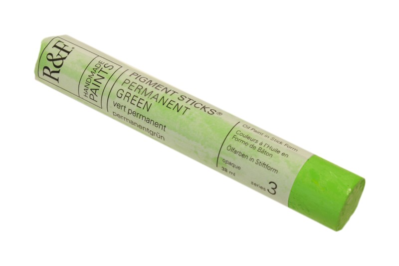 R&F Pigment Stick  38mL  Permanent Green