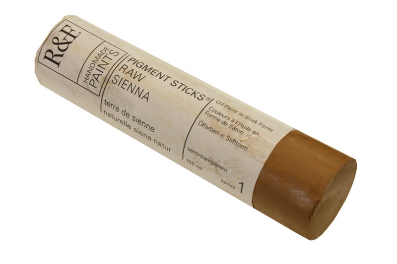 R&F Pigment Stick  100mL  Raw Sienna