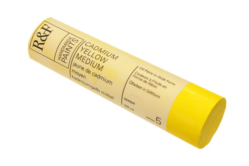 R&F Pigment Stick  100mL  Cadmium Yellow Medium
