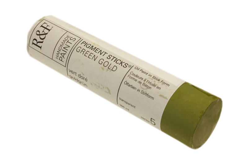 R&F Pigment Stick  100mL  Green Gold