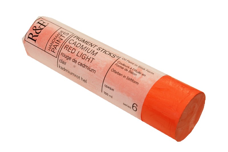 R&F Pigment Stick  100mL  Cadmium Red Light