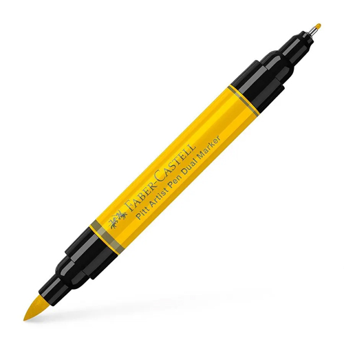 Pitt Artist Pen Dual Marker India ink - Cadmium Yellow #107