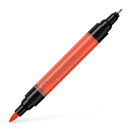 Pitt Artist Pen Dual Marker India ink - Scarlet Red #113