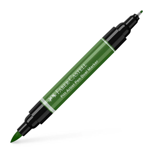 Pitt Artist Pen Dual Marker India ink -  Chrome Green Opaque #174