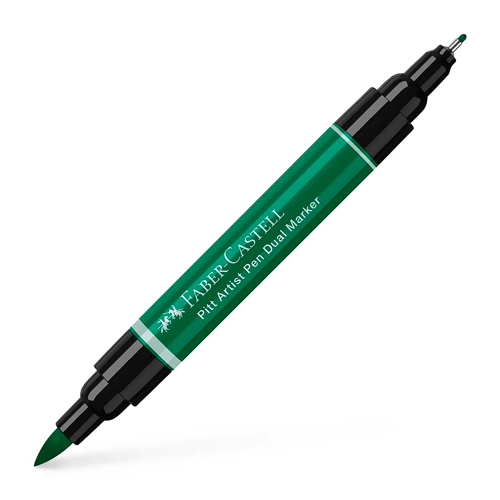 Pitt Artist Pen Dual Marker India ink -  Dark Phthalo Green #264