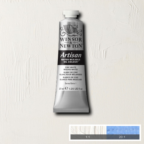 Artisan Water Mixable Oil 37ml Zinc White