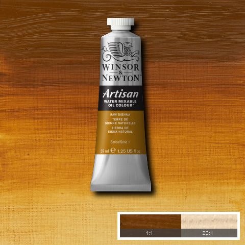 Artisan Water Mixable Oil 37ml Raw Sienna