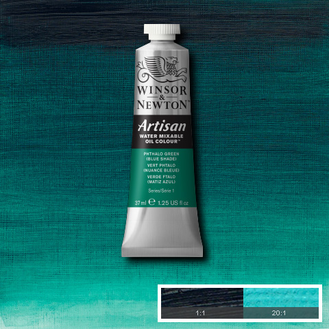 Artisan Water Mixable Oil 37ml Phthalo Green (Blue Shade)