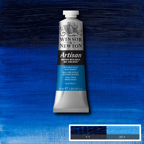 Artisan Water Mixable Oil 37ml Phthalo Blue (Red Shade)