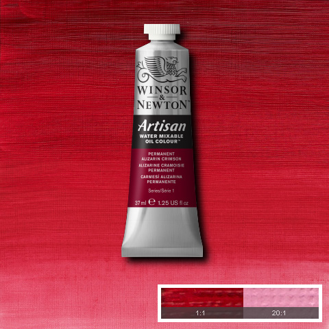 Artisan Water Mixable Oil 37ml Permanent Alizarin Crimson