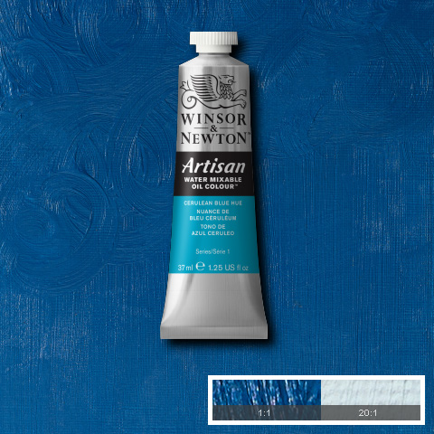 Artisan Water Mixable Oil 37ml Cerulean Blue Hue