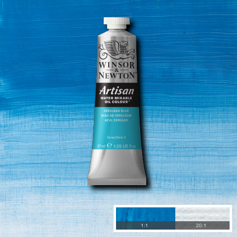 Artisan Water Mixable Oil 37ml Cerulean Blue