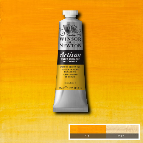 Artisan Water Mixable Oil 37ml Cadmium Yellow Hue