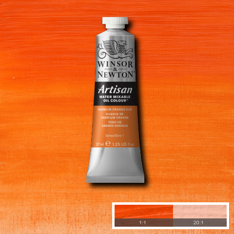 Artisan Water Mixable Oil 37ml Cadmium Orange Hue