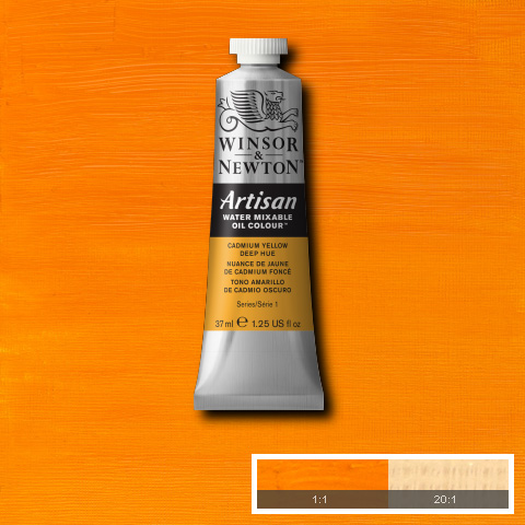 Artisan Water Mixable Oil 37ml Cadmium Yellow Deep Hue