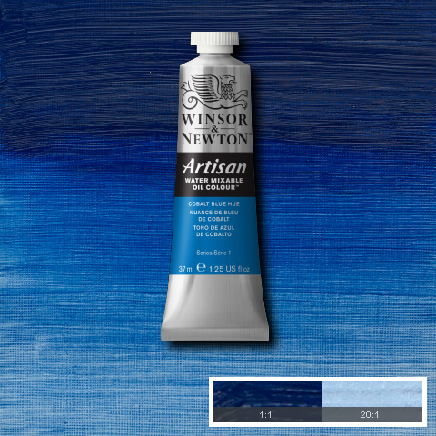 Artisan Water Mixable Oil 37ml Cobalt Blue Hue