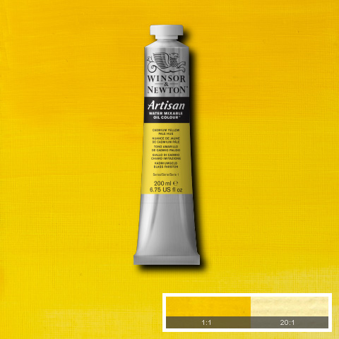 Artisan Water Mixable Oil 200ml Cadmium Yellow Pale Hue