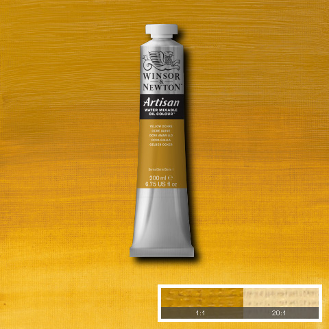 Artisan Water Mixable Oil 200ml Yellow Ochre